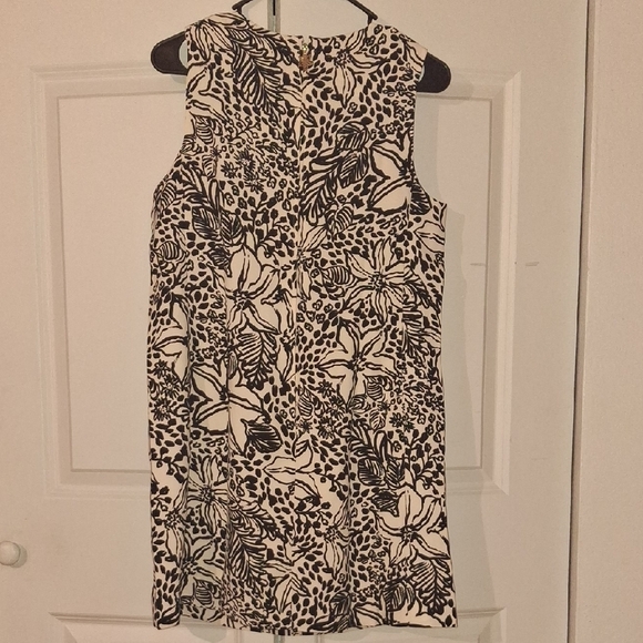 Lilly Pulitzer Black and White Floral Dress - Picture 2 of 7
